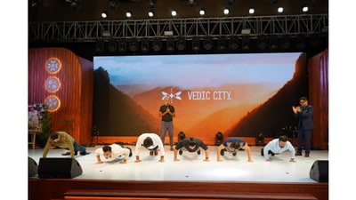 The exciting launch of the Vedic City at Grand Hyatt Gurgaon. The exciting launch of the Vedic City at Grand Hyatt Gurgaon.