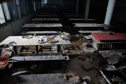 Debris lies at the crash site after an Air India aircraft, bound for London's Gatwick Airport, crashed during take-off from an airport in Ahmedabad. (REUTERS)