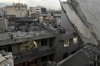 Debris and rubble are pictured at the scene of a building that was hit by an Israeli strike in Tehran on June 13, 2025. (AFP) Debris and rubble are pictured at the scene of a building that was hit by an Israeli strike in Tehran on June 13, 2025. (AFP)