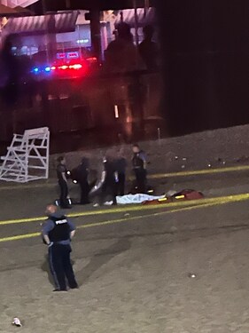 Shooting near McLoone's Pier House restaurant in Long Branch, New Jersey. (Heather Orlen) Shooting near McLoone's Pier House restaurant in Long Branch, New Jersey. (Heather Orlen)