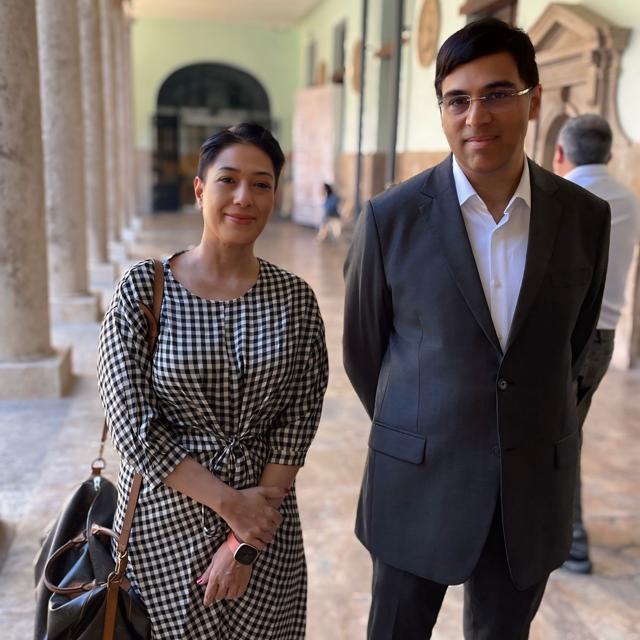 Veidehi Gite and Vishwanathan Anand (Veidehi Gite)