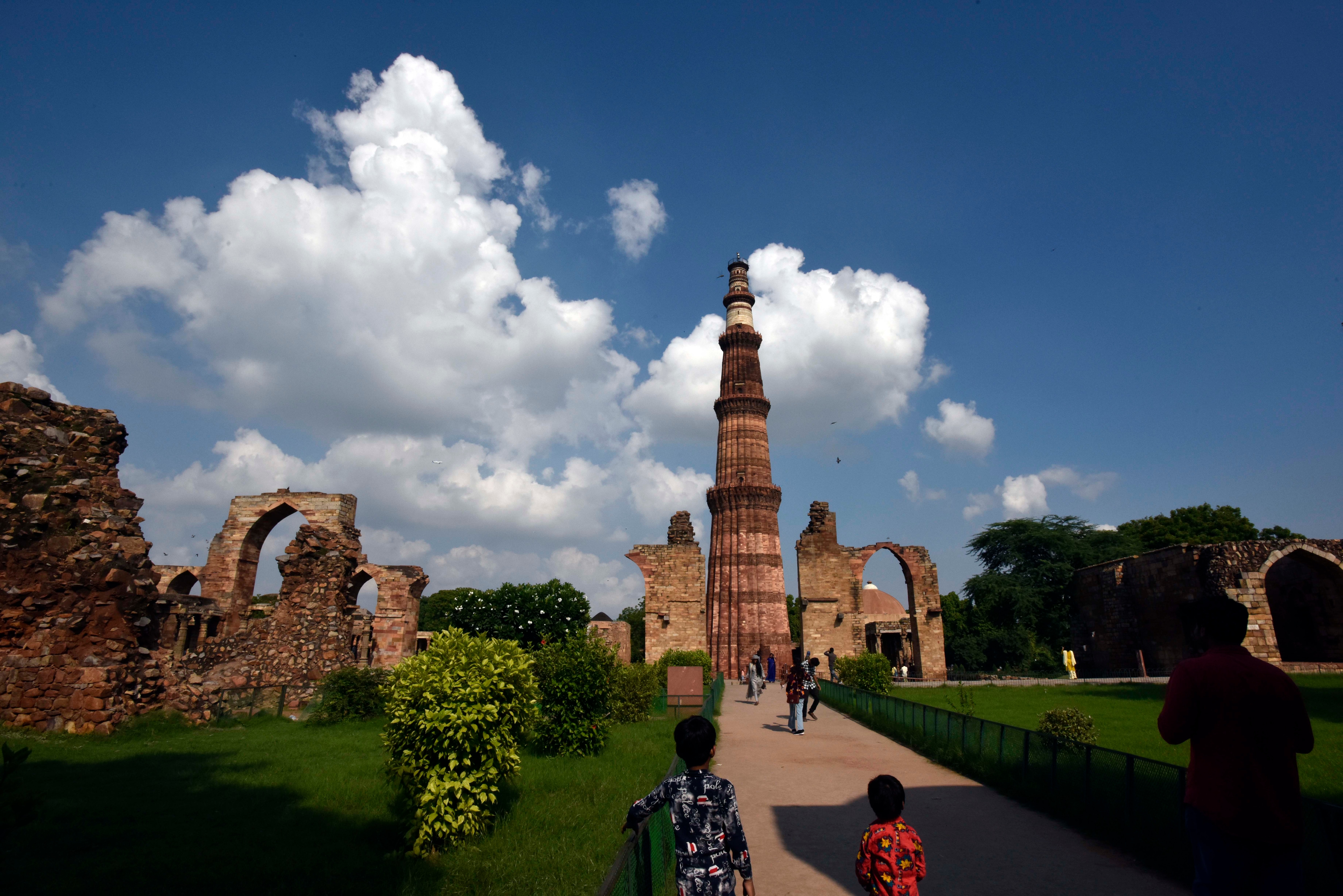 “The ritual of being wheeled out to the corridor at sunset to the window with a frontal view of the Qutub Minar. The majesty of the monument made my world, along with its troubles, seem minute.” (Photo by Sanjeev Verma/ Hindustan Times)