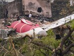 Ahmedabad: Remains of the crashed Air India plane lie on a building, in Ahmedabad, Friday, June 13, 2025. Ahmedabad: Remains of the crashed Air India plane lie on a building, in Ahmedabad, Friday, June 13, 2025.
