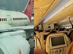 Akash Vatsa also shared videos from inside the Air India Delhi-Ahmedabad flight. 