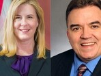 Minnesota State Representative Melissa Hortman and State Senator John Hoffman a Democrat from Champlin. Minnesota State Representative Melissa Hortman and State Senator John Hoffman a Democrat from Champlin.