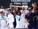 South Africa defeated Australia by five wickets to win their maiden World Test Championship title on Saturday. 