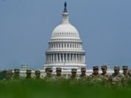 Washington, DC is set to host a military parade on June 14, celebrating Army Day, Flag Day, and the President's birthday. (Photo by Matthew Hatcher / AFP)