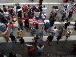 Texas authorities took the cautionary measure in light of two Minnesota lawmakers and their spouses being shot earlier. Texas authorities took the cautionary measure in light of two Minnesota lawmakers and their spouses being shot earlier.