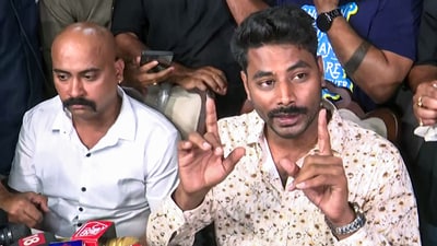 Govind, brother of Sonam Raghuvanshi speaks to the media on Raja Raghuvanshi murder case, in Indore on Wednesday. (ANI ) Govind, brother of Sonam Raghuvanshi speaks to the media on Raja Raghuvanshi murder case, in Indore on Wednesday. (ANI )