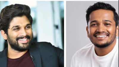 Allu Arjun and Basil Joseph Allu Arjun and Basil Joseph