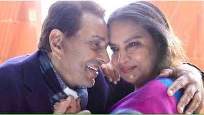 Dharmendra and Shabana Azmi in Rocky Aur Rani Kii Prem Kahaani. Dharmendra and Shabana Azmi in Rocky Aur Rani Kii Prem Kahaani.