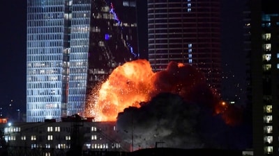 There is a good chance the strikes still caused “massive damage," said Fabian Hinz. (AP) There is a good chance the strikes still caused “massive damage," said Fabian Hinz. (AP)