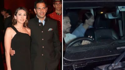 Kareena Kapoor spotted leaving sister Karisma's house after the death of her ex-husband Sunjay Kapur.