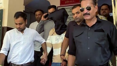 Accused Vishal Chauhan rented a flat in Indore a week after the alleged killing of Raja Raghuvanshi. (ANI ) Accused Vishal Chauhan rented a flat in Indore a week after the alleged killing of Raja Raghuvanshi. (ANI )