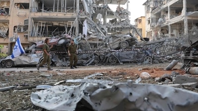 Israel and Iran traded attacks for the second night in a row as tensions escalate between the countries (AFP) Israel and Iran traded attacks for the second night in a row as tensions escalate between the countries (AFP)