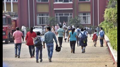 The Ryan International School in Bhondsi in which a Class II student was found murdered in 2017. (HT FILE PHOTO) The Ryan International School in Bhondsi in which a Class II student was found murdered in 2017. (HT FILE PHOTO)