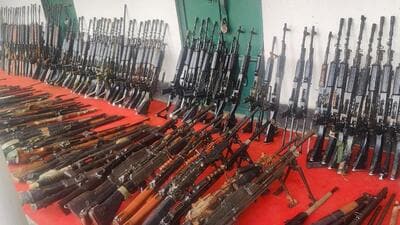 The joint operation was carried out on Friday by the Manipur police, Central Armed Police Forces (CAPFs), Indian Army, and Assam Rifles (AR) (Source) The joint operation was carried out on Friday by the Manipur police, Central Armed Police Forces (CAPFs), Indian Army, and Assam Rifles (AR) (Source)