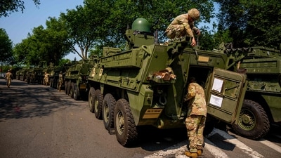 The U.S. Army's 250th anniversary parade is set for Saturday, June 14.(Photo by Andrew Harnik / GETTY IMAGES NORTH AMERICA / Getty Images via AFP) (Getty Images via AFP) The U.S. Army's 250th anniversary parade is set for Saturday, June 14.(Photo by Andrew Harnik / GETTY IMAGES NORTH AMERICA / Getty Images via AFP) (Getty Images via AFP)