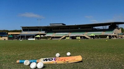 The West Indies' second T20 international against Ireland was washed out by heavy rain in Bready on Saturday. (Getty Images)