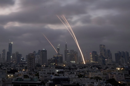 Israeli Iron Dome air defence system fires to intercept projectiles over Tel Aviv, Saturday, June 14 (AP) Israeli Iron Dome air defence system fires to intercept projectiles over Tel Aviv, Saturday, June 14 (AP)