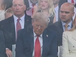 A photo going viral on social media shows the 79-year-old sitting with his eyes shut.