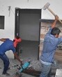 MC workers demolishing the house of a drug peddling accused under heavy police presence in Amarpura Mohalla, Ludhiana, on Sunday. (Manish/HT) MC workers demolishing the house of a drug peddling accused under heavy police presence in Amarpura Mohalla, Ludhiana, on Sunday. (Manish/HT)
