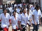 More than 12 lakh candidates have cleared the undergraduate medical entrance test this year. Check what is next for the qualifying candidates. (HT File Photo)