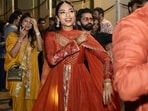 Sobhita Dhulipala couldn't stop grinning at Akhil Akkineni's wedding. 
