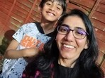 Abdhi Patel (right) who was on the Gatwick-bound Air India flight (Atif KArim/PA) Abdhi Patel (right) who was on the Gatwick-bound Air India flight (Atif KArim/PA)