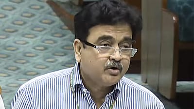 Bharatiya Janata Party (BJP) MP Abhijit Gangopadhyay admitted in ICU after   he complained of uneasiness. (ANI)