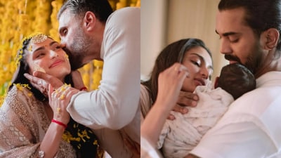 Athiya Shetty wishes father Suniel Shetty on Father's Day, misses KL Rahul. Athiya Shetty wishes father Suniel Shetty on Father's Day, misses KL Rahul.
