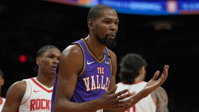 Kevin Durant, the Phoenix Suns star, is looking for a trade deal. (IMAGN IMAGES via Reuters Connect)