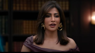 Chitrangda Singh in a still from Housefull 5. Chitrangda Singh in a still from Housefull 5.