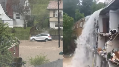 Flash Flood Emergency issued for Fairmont, WV. (X/ @madisonkelleyp and X/ AZ Intel) Flash Flood Emergency issued for Fairmont, WV. (X/ @madisonkelleyp and X/ AZ Intel)