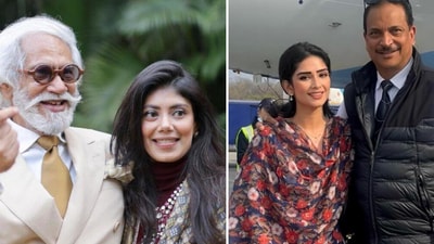 Sunil Sethi with Tanira Sethi; Atisha Pratap Singh with Rajiv Pratap Rudy Sunil Sethi with Tanira Sethi; Atisha Pratap Singh with Rajiv Pratap Rudy