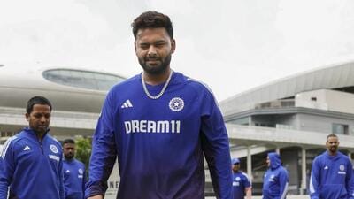 India vice-captain Rishabh Pant during a practice session ahead of the Test cricket match series against England. (BCCI) India vice-captain Rishabh Pant during a practice session ahead of the Test cricket match series against England. (BCCI)