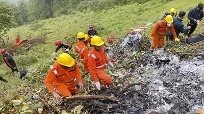 It is the fifth chopper incident on the Char Dham route in less than 40 days. (NDRF) It is the fifth chopper incident on the Char Dham route in less than 40 days. (NDRF)