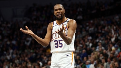 Kevin Durant might be on the trading block with multiple destinations possible. (Getty Images via AFP) Kevin Durant might be on the trading block with multiple destinations possible. (Getty Images via AFP)