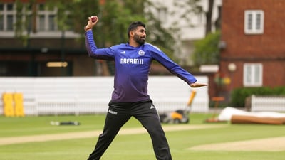 India's Jasprit Bumrah during a practice session ahead of the Test cricket match series against England, in UK (@BCCI) India's Jasprit Bumrah during a practice session ahead of the Test cricket match series against England, in UK (@BCCI)