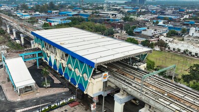 Meerut: View of the Modipuram station in Meerut. The Namo Bharat semi-high-speed rail corridor, currently operational between New Ashok Nagar in Delhi and Meerut South, will now have the addition of new stations such as Shatabdi Nagar and Begumpul. Local metro services will also be launched within Meerut. (PTI Photo)(PTI06_09_2025_000243A) (PTI) Meerut: View of the Modipuram station in Meerut. The Namo Bharat semi-high-speed rail corridor, currently operational between New Ashok Nagar in Delhi and Meerut South, will now have the addition of new stations such as Shatabdi Nagar and Begumpul. Local metro services will also be launched within Meerut. (PTI Photo)(PTI06_09_2025_000243A) (PTI)
