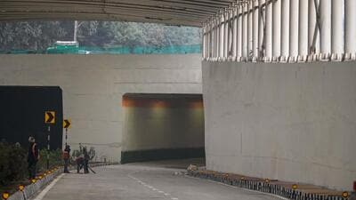 The two-lane carriageway, which is open to traffic. (HT Archive) The two-lane carriageway, which is open to traffic. (HT Archive)