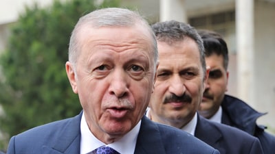 Turkish President Recep Tayyip Erdogan called for urgent action to halt conflict between Iran and Israel (AP)