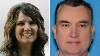 Vance Boelter's wife Jenny Boetler (L) detained at Minnesota traffic stop with weapon, ammunition and more