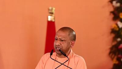 Uttar Pradesh chief minister Yogi Adityanath addressing the 60,244 newly recruited constables of the Uttar Pradesh Police at a ceremony in Lucknow on Sunday. (Deepak Gupta/HT Photo) Uttar Pradesh chief minister Yogi Adityanath addressing the 60,244 newly recruited constables of the Uttar Pradesh Police at a ceremony in Lucknow on Sunday. (Deepak Gupta/HT Photo)