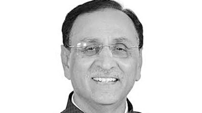 Former Gujarat Chief Minister Vijay Rupani died in the ill-fated London-bound Air India aircraft crash. (ANI) Former Gujarat Chief Minister Vijay Rupani died in the ill-fated London-bound Air India aircraft crash. (ANI)