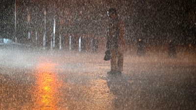 Mangaluru saw heavy rains from last few days and the IMD has issued a red alert. (Pic for representation) (Sanjeev Verma/Hindustan Times) Mangaluru saw heavy rains from last few days and the IMD has issued a red alert. (Pic for representation) (Sanjeev Verma/Hindustan Times)