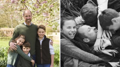 Prince William marked Father's Day with endearing photos alongside his children George, Charlotte, and Louis. (X/Kensington Palace) Prince William marked Father's Day with endearing photos alongside his children George, Charlotte, and Louis. (X/Kensington Palace)