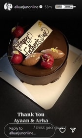 Allu Arjun misses Ayaan and Arha on Father's Day. Allu Arjun misses Ayaan and Arha on Father's Day.
