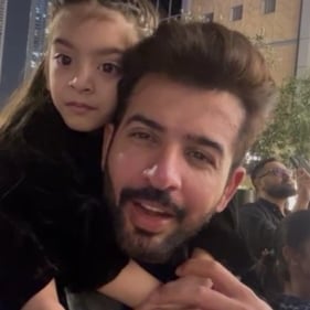 Jay Bhanushali with his daughter Tara Jay Bhanushali with his daughter Tara