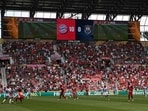Bayern Munich and Auckland City play out the closing minutes at the TQL Stadium in Cincinnati after the German team scored 10 times in the game.
